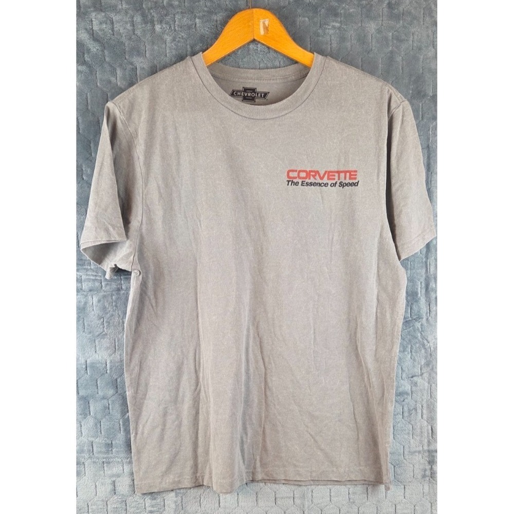 Men's Front and Back Graphic Moto T-shirt Corvette Essence L